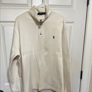 POLO Ralph Lauren Cream Half-Zip Sweater